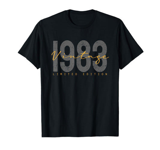 42 Years Old 1983 42Nd Birthday Decoration T-Shirt - Graphic Print Unisex - T-Shirt, Sweatshirt, Hoodie