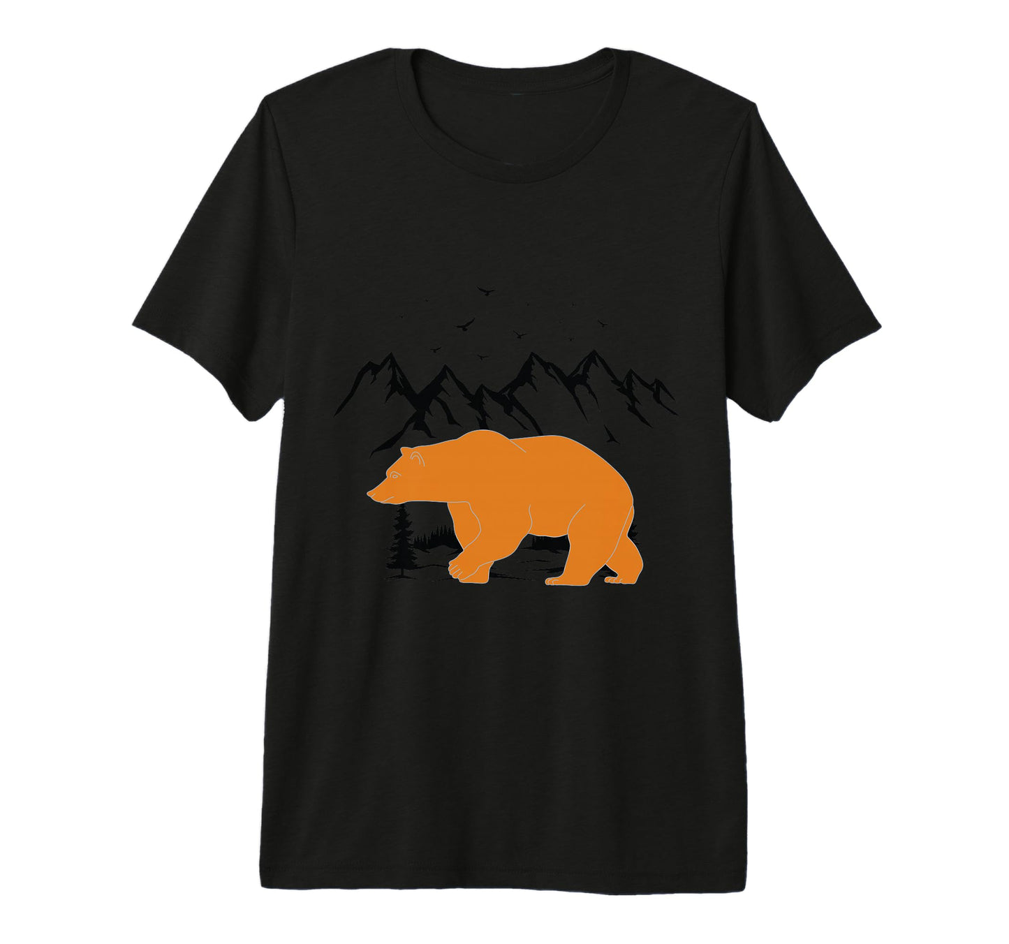 Bear Dad Teacher Mountain Day T-Shirt - Minimalist Print for Adults - T-Shirt, Sweatshirt, Hoodie
