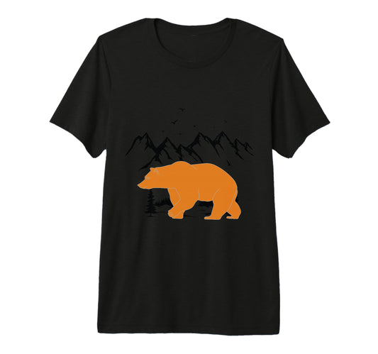Bear Dad Teacher Mountain Day T-Shirt - Minimalist Print for Adults - T-Shirt, Sweatshirt, Hoodie