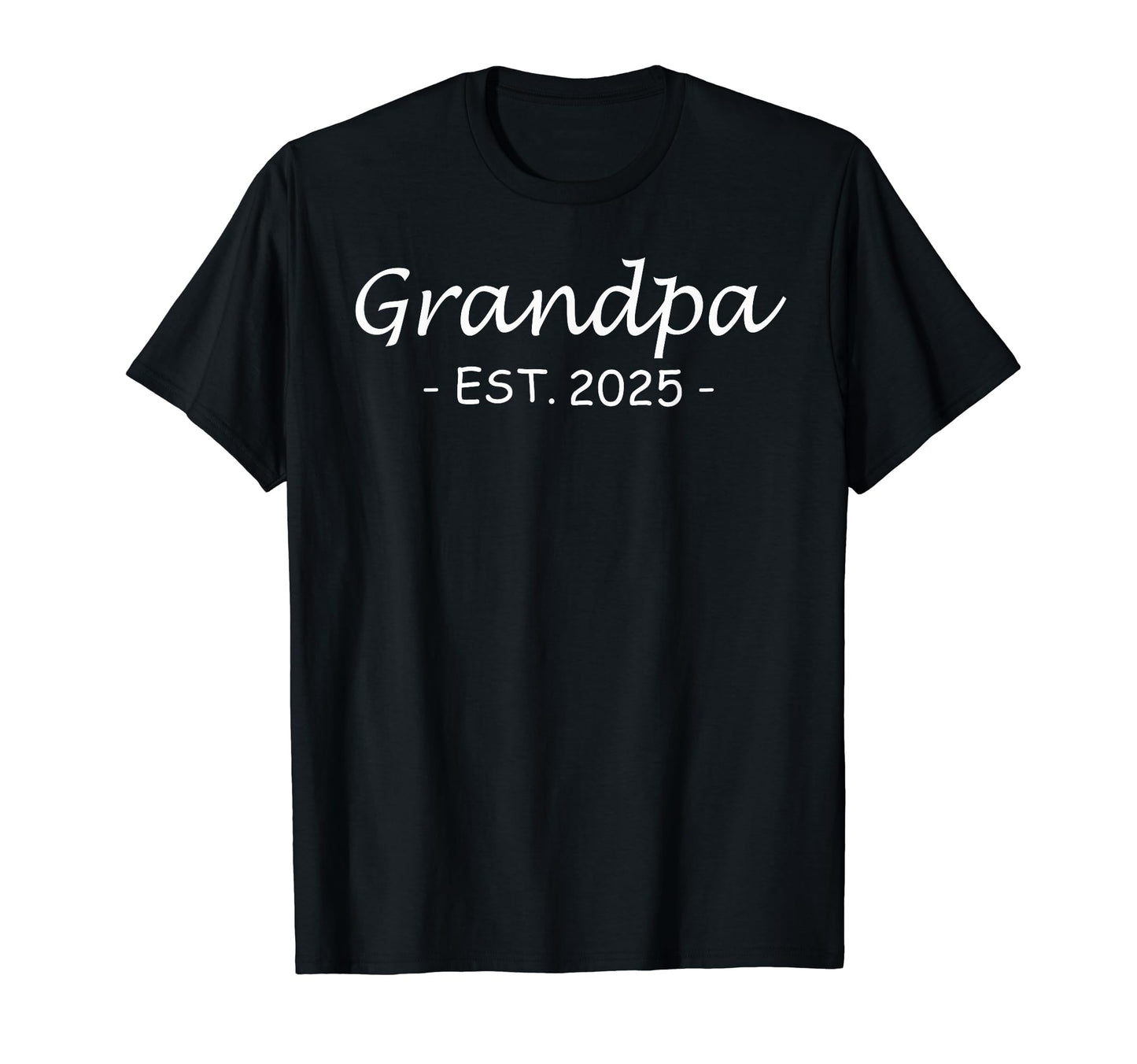 Promoted To Grandpa Est 2025 Announce T-Shirt - Aesthetic Graphic Unisex - T-Shirt, Sweatshirt, Hoodie