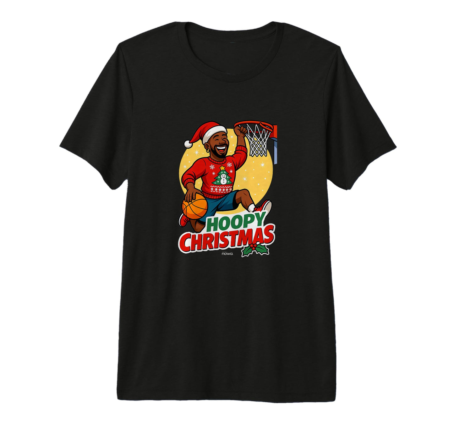 Happy Holiday Basketball Dad Slam T-Shirt - Aesthetic Graphic Men Women - T-Shirt, Sweatshirt, Hoodie