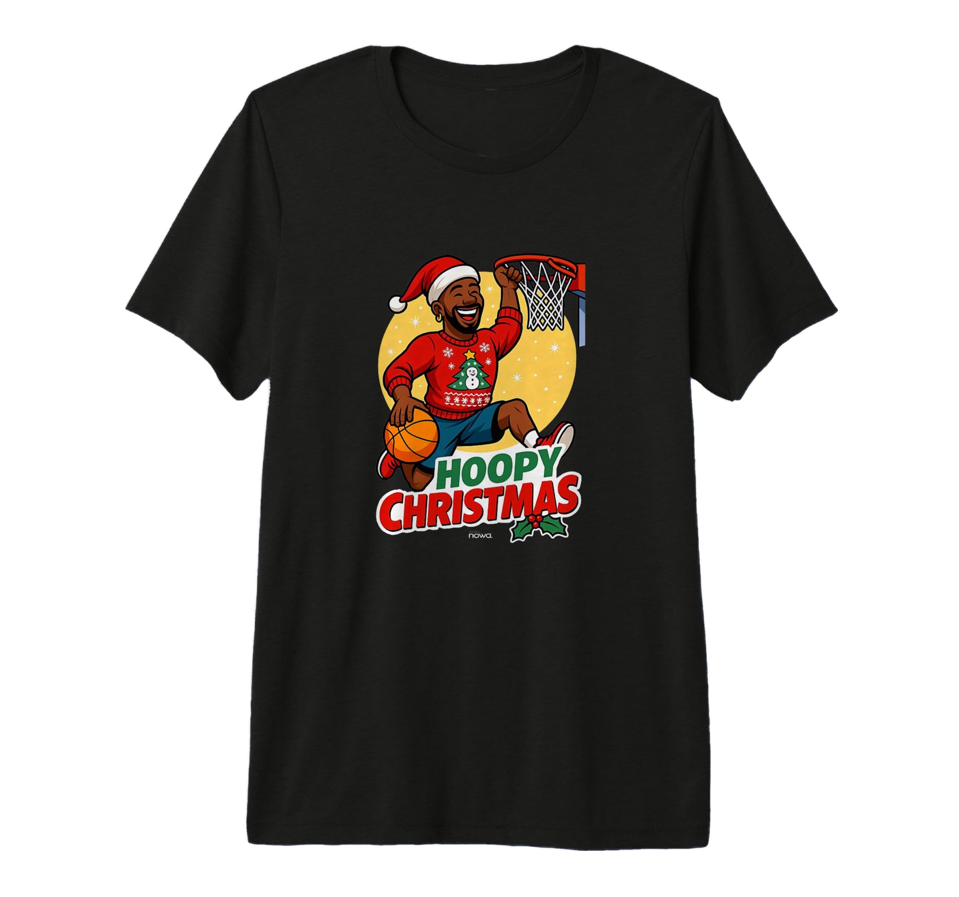 Happy Holiday Basketball Dad Slam T-Shirt - Aesthetic Graphic Men Women - T-Shirt, Sweatshirt, Hoodie