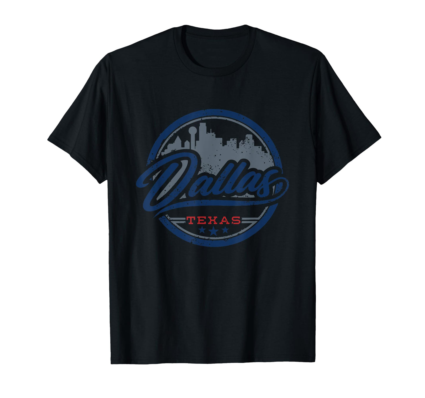Dallas Texas Skyline T-Shirt - Novelty Apparel for Adults - T-Shirt, Sweatshirt, Hoodie