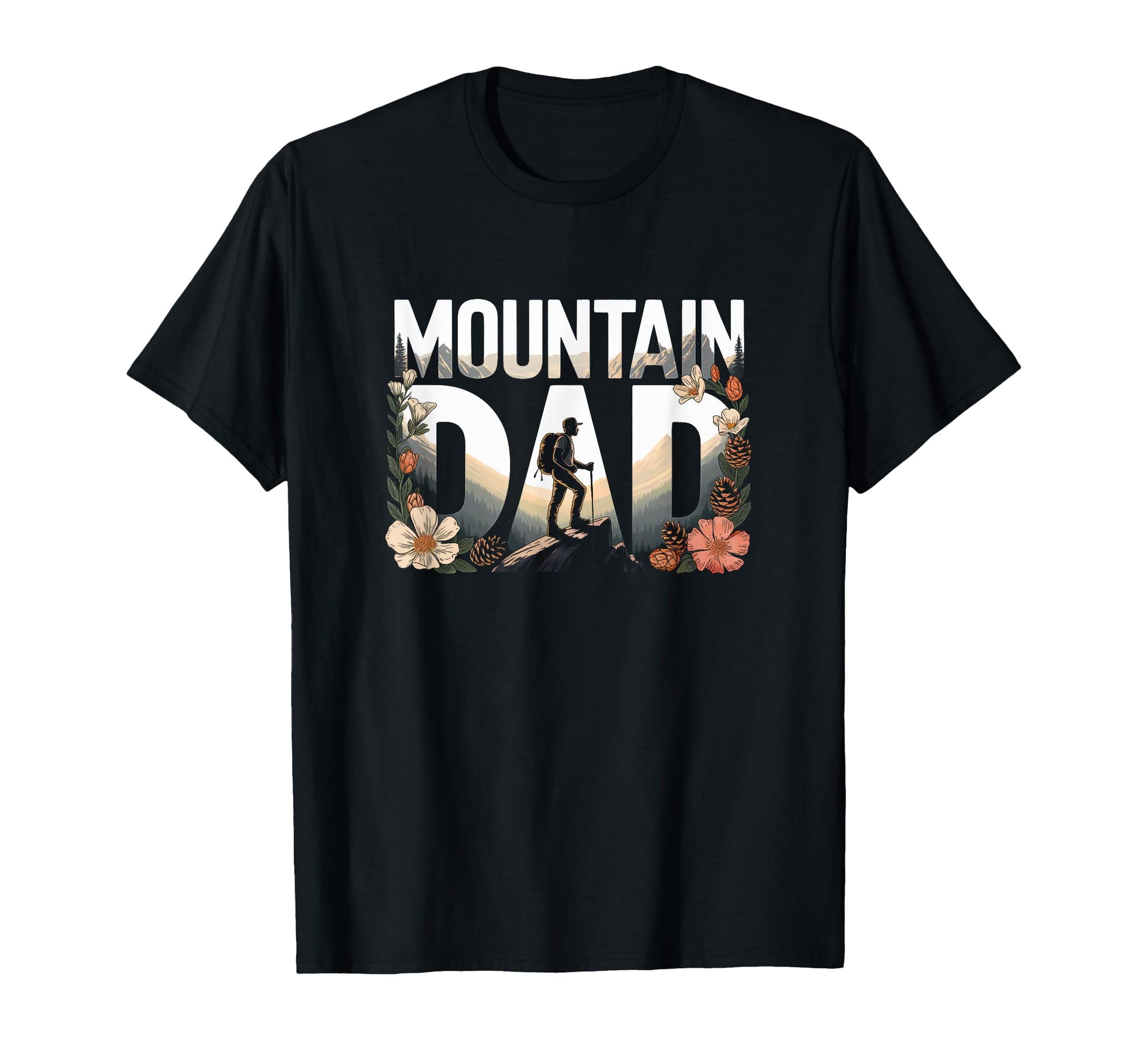 Adventure Dad Mountain Trails T-Shirt - Streetwear Style for Adults - T-Shirt, Sweatshirt, Hoodie