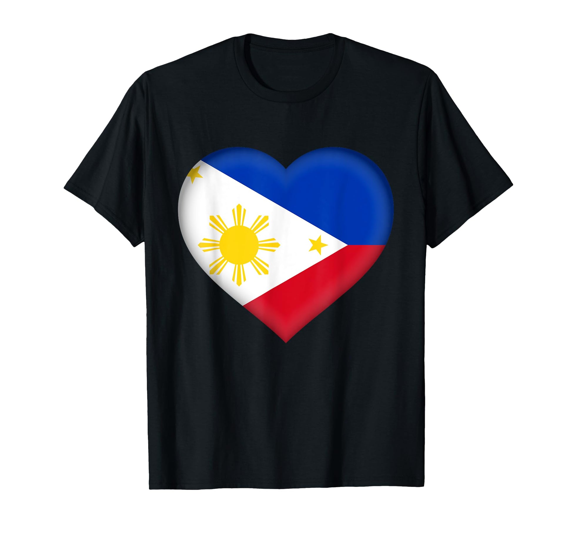 I Love Philippines Filipino Flag T-Shirt - Novelty Apparel for Adults - T-Shirt, Sweatshirt, Hoodie
