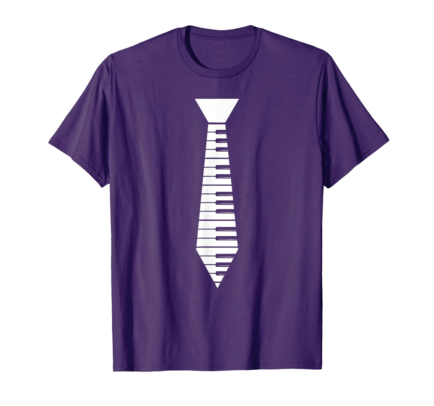 Piano Piano Tie Keyboard Player T-Shirt - Fun Novelty Design for Adults - T-Shirt, Sweatshirt, Hoodie