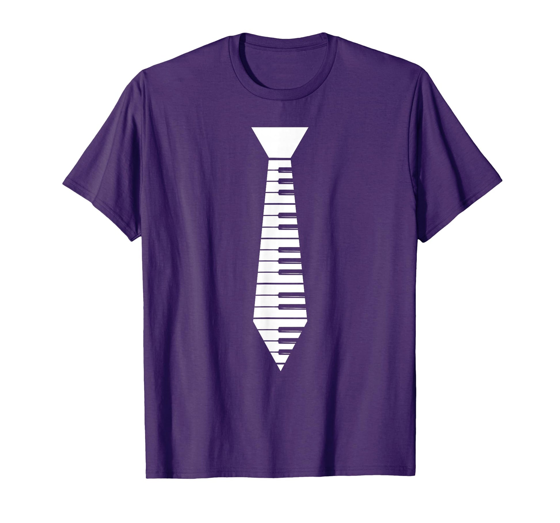 Piano Piano Tie Keyboard Player T-Shirt - Fun Novelty Design for Adults - T-Shirt, Sweatshirt, Hoodie