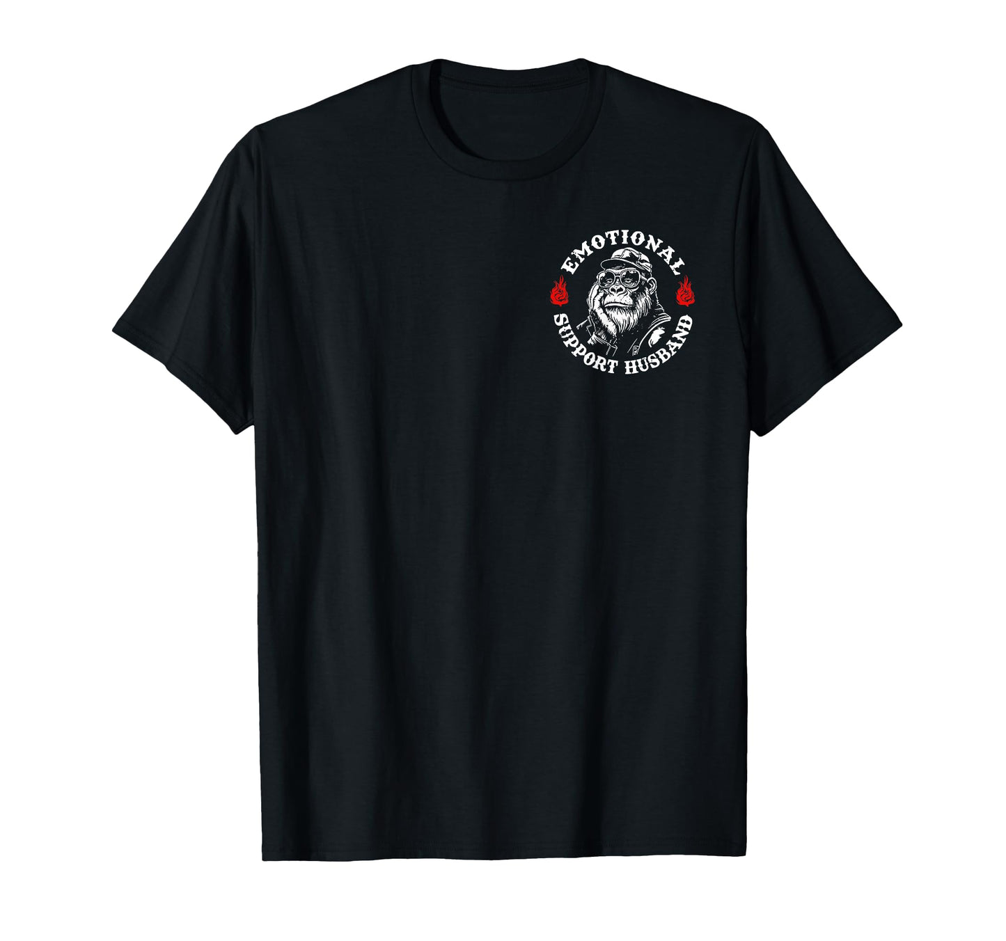 2 Side Emotional Support Husband Do T-Shirt - Fun Novelty Design Unisex - T-Shirt, Sweatshirt, Hoodie