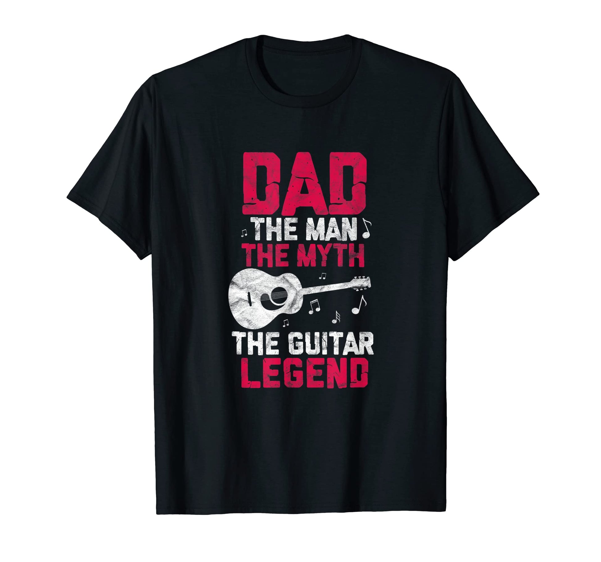 Mens Dad Myth Guitar Legend Guitarist T-Shirt - Graphic Print for Adults - T-Shirt, Sweatshirt, Hoodie
