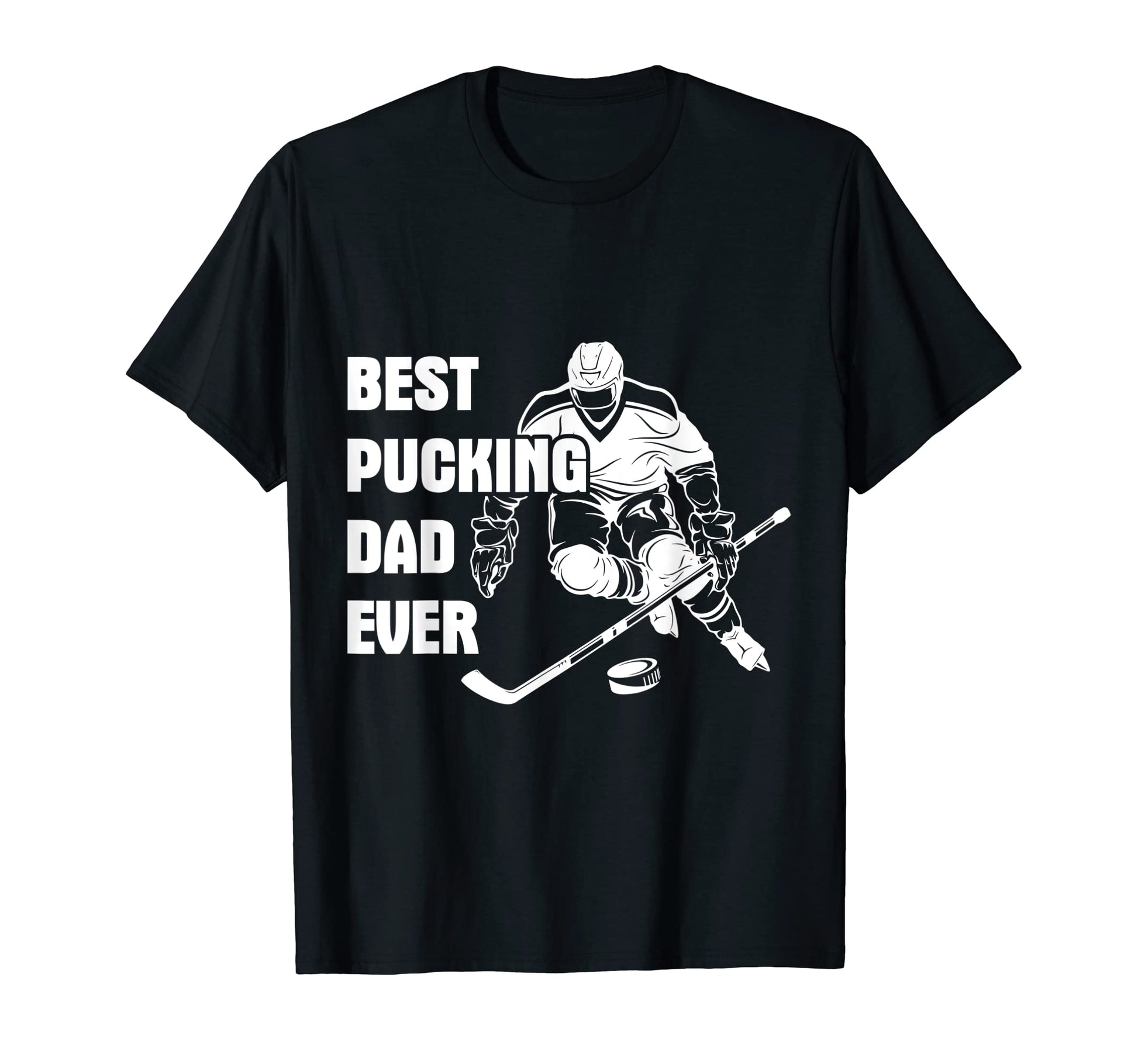 Ice Hockey Stick Pucks Trainer Dad T-Shirt - Novelty Apparel Unisex - T-Shirt, Sweatshirt, Hoodie