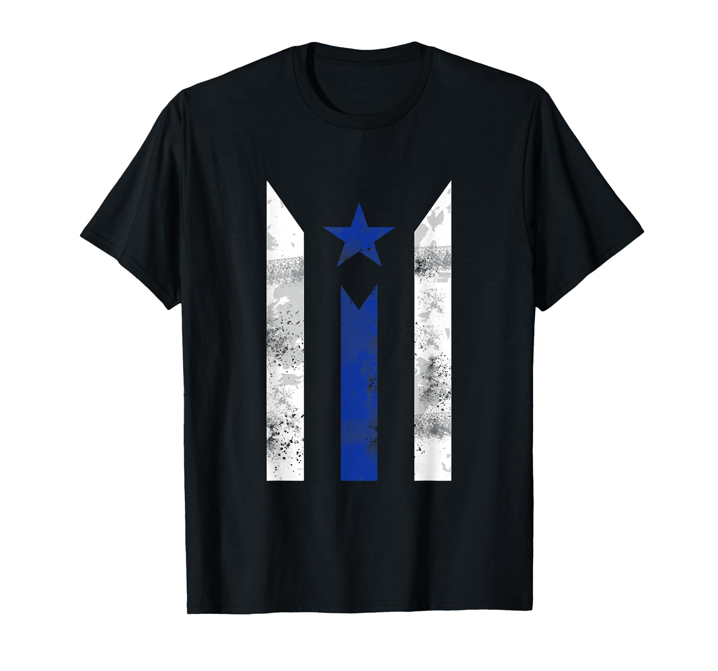 Thin Blue Line Puerto Rican Police T-Shirt - Fun Novelty Design Men Women - T-Shirt, Sweatshirt, Hoodie