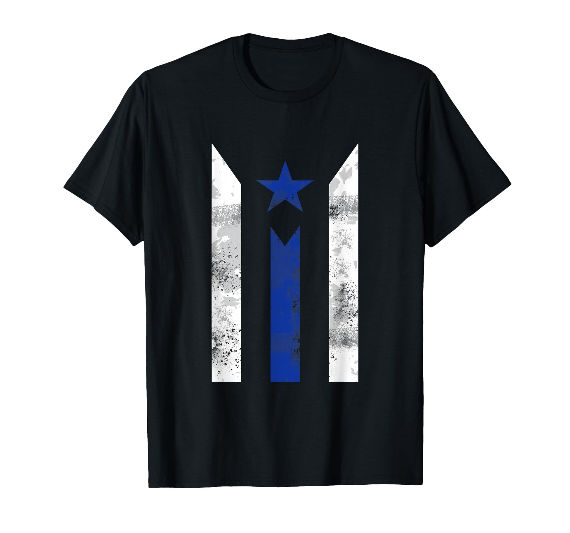 Thin Blue Line Puerto Rican Police T-Shirt - Fun Novelty Design Men Women - T-Shirt, Sweatshirt, Hoodie