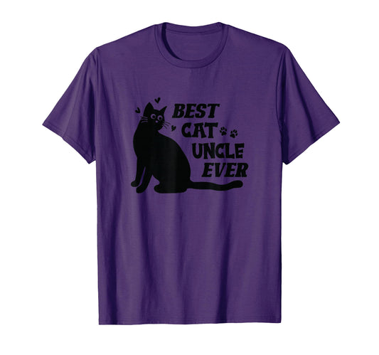 Best Cat Uncle Ever Uncle Loves Cats T-Shirt - Streetwear Style for Adults - T-Shirt, Sweatshirt, Hoodie