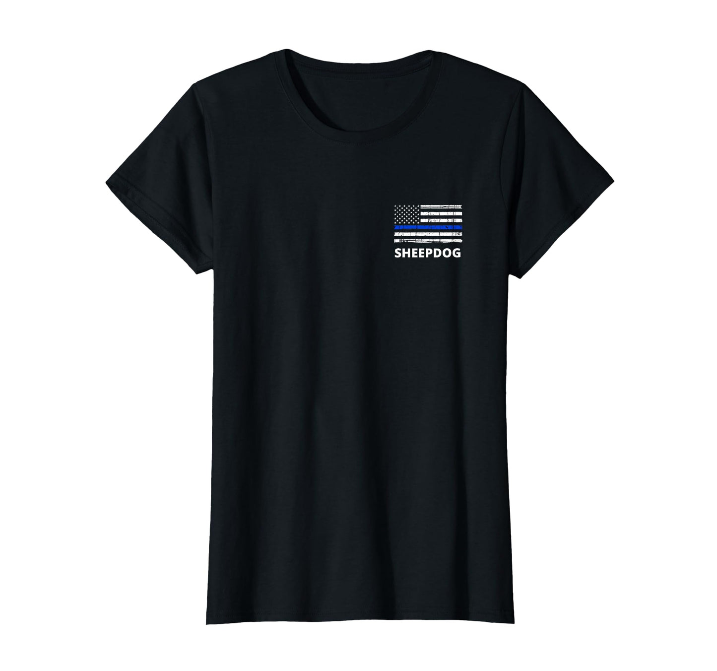 Sheepdog Swat Thin Blue Line Police T-Shirt - Trendy Graphic for Adults - T-Shirt, Sweatshirt, Hoodie