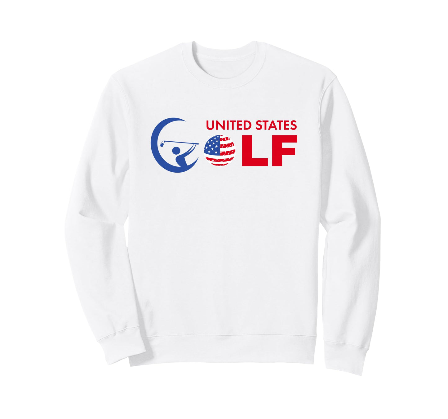 Golf Logo Flag United States Golfer Sweatshirt - Trendy Graphic Unisex - T-Shirt, Sweatshirt, Hoodie