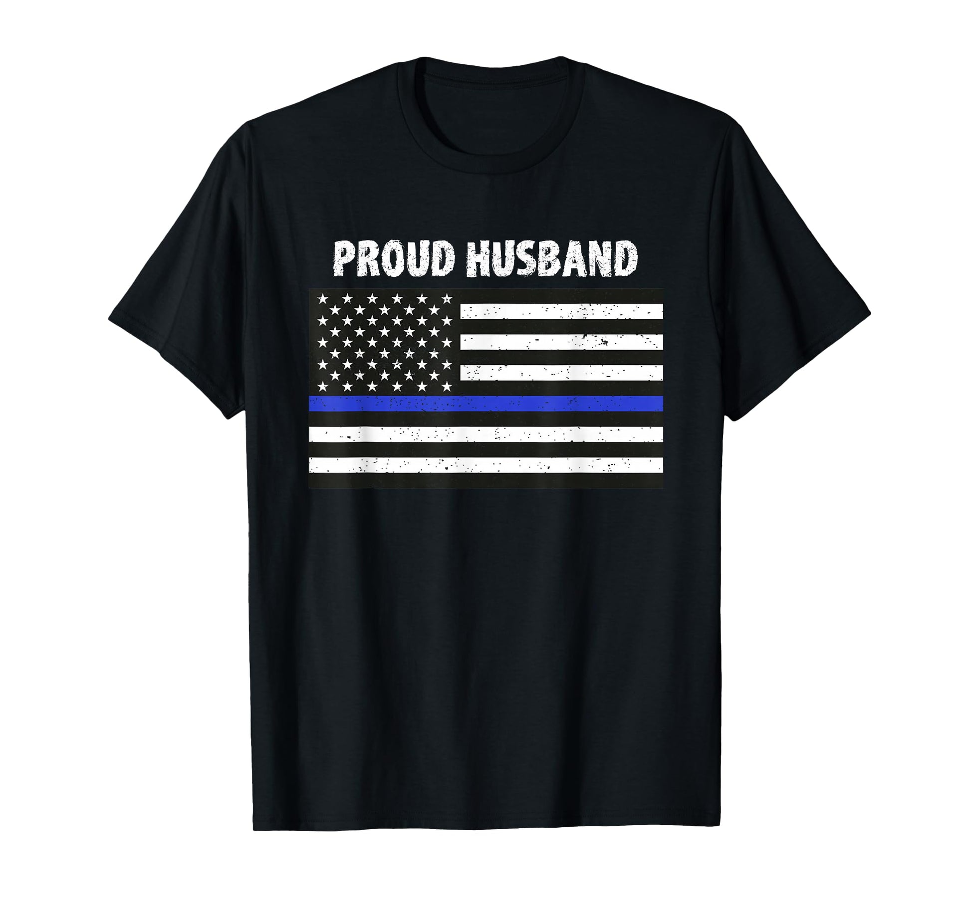 My Wife Is Police Officer Proud T-Shirt - Unique Graphic for Adults - T-Shirt, Sweatshirt, Hoodie