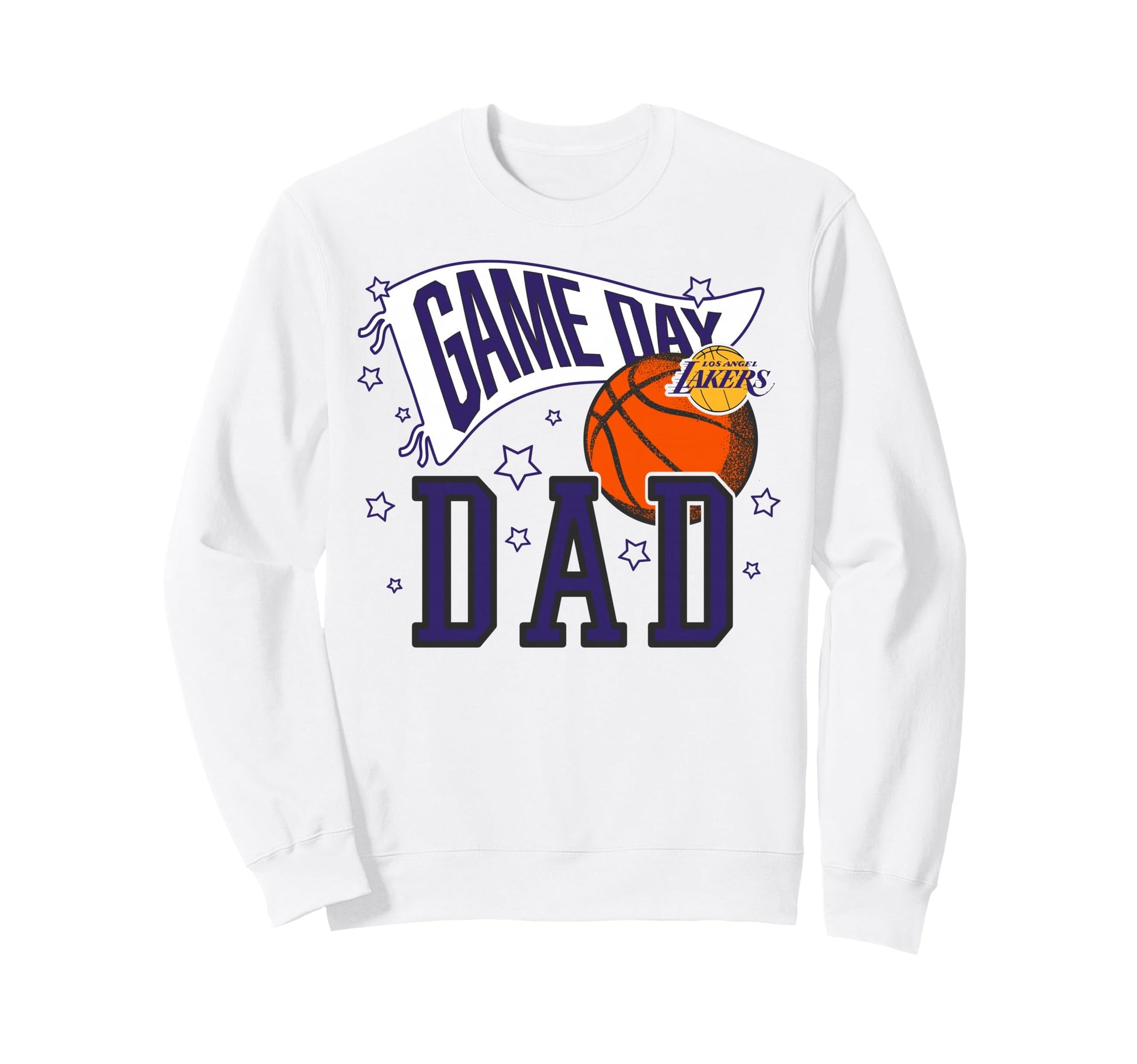 Nba Los Angeles Lakers Fathers Day Sweatshirt - Custom Art Print Unisex - T-Shirt, Sweatshirt, Hoodie