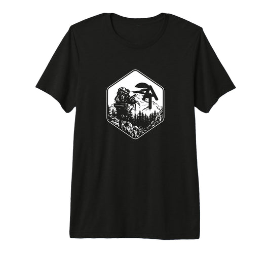Adirondack Trail Hiking Mountains Hiker T-Shirt - Graphic Print Men Women - T-Shirt, Sweatshirt, Hoodie