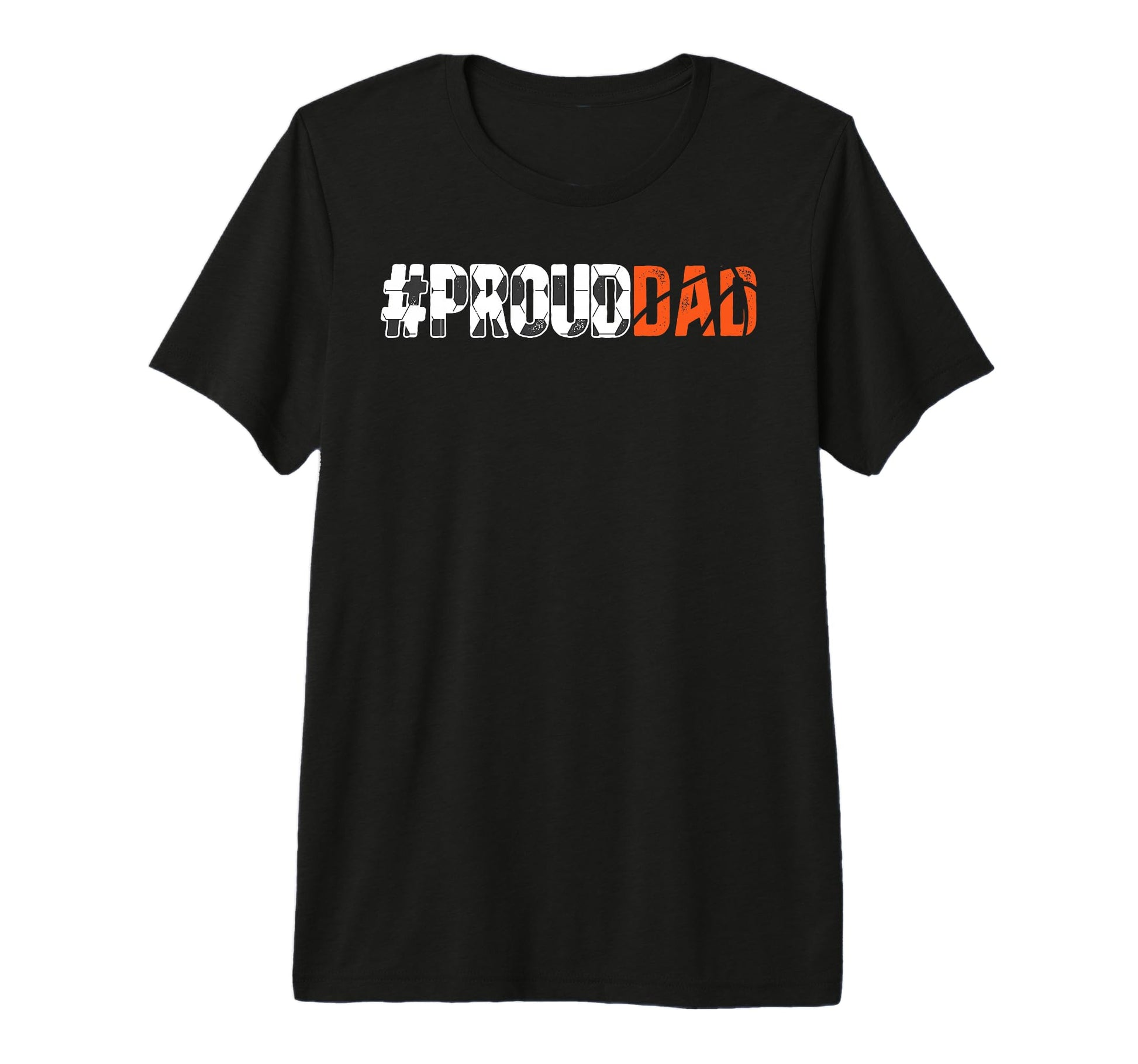 Mens Proud Dad Soccer Basketball Dad T-Shirt - Graphic Print for Adults - T-Shirt, Sweatshirt, Hoodie