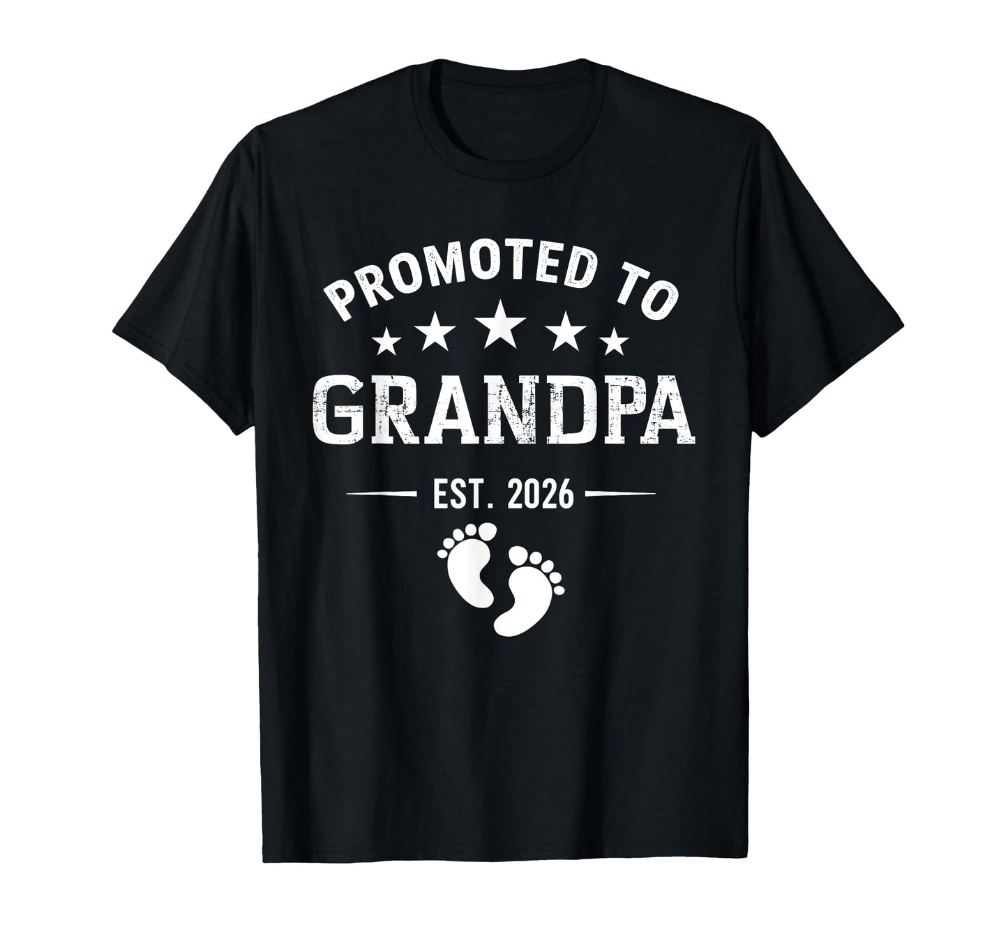 Promoted To Grandpa 2026 T-Shirt - Casual Everyday Wear for Adults - T-Shirt, Sweatshirt, Hoodie