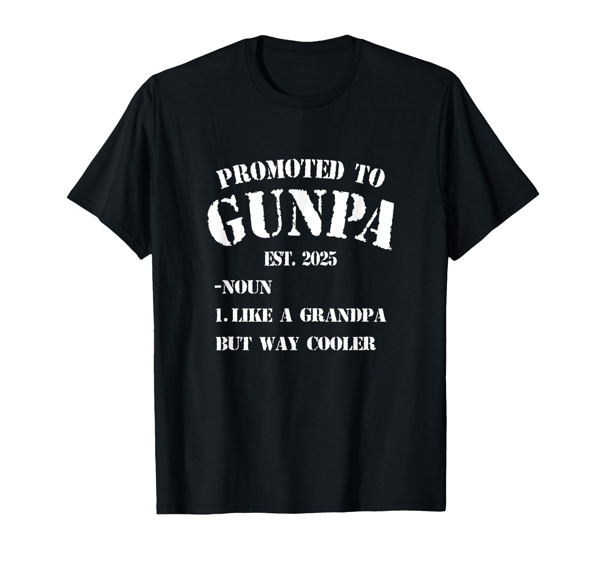 Promoted To Grandpa Noun Definition T-Shirt - Minimalist Print for Adults - T-Shirt, Sweatshirt, Hoodie