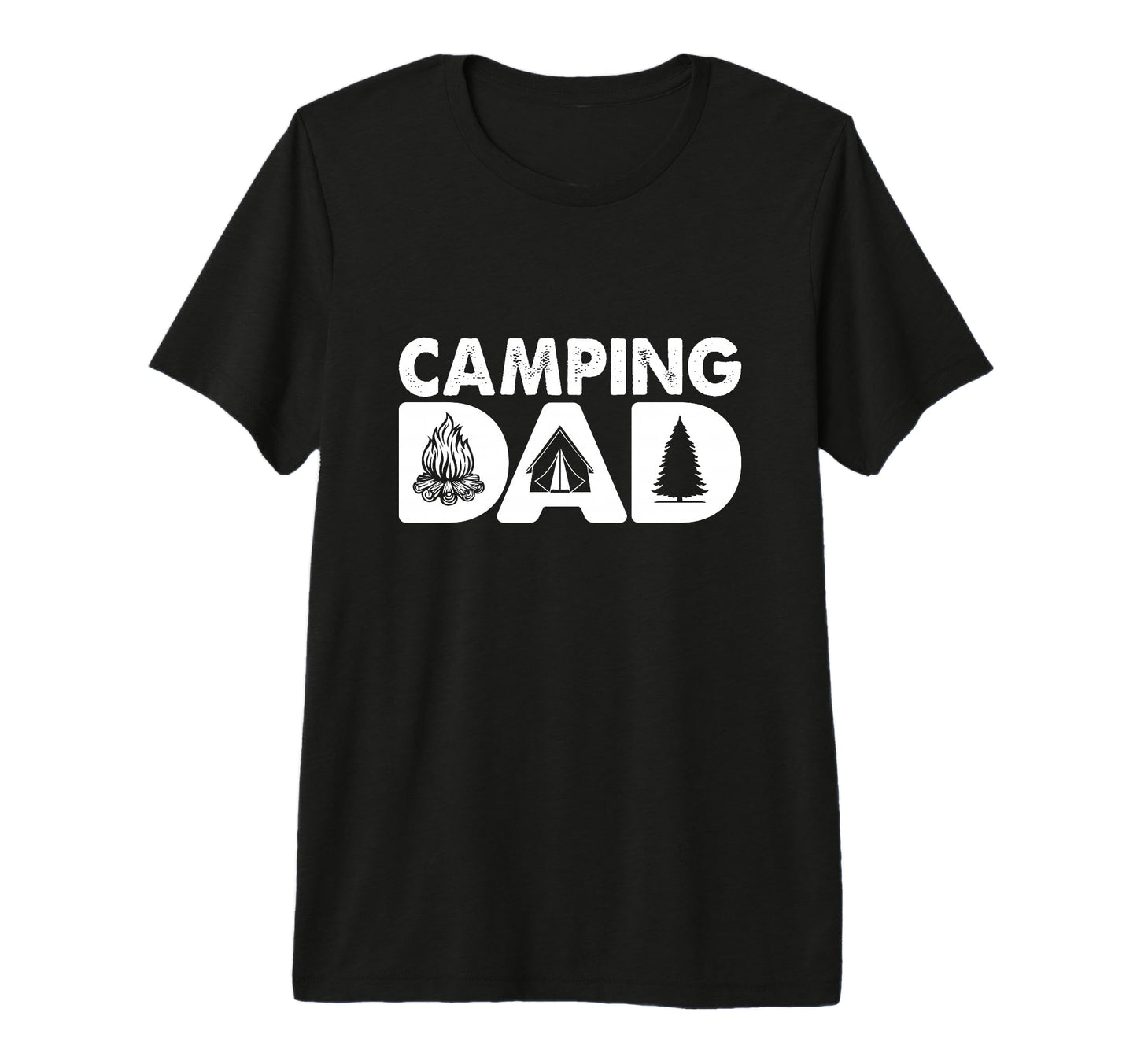 Camping Dad Outdoors Adventure Nature T-Shirt - Graphic Print for Adults - T-Shirt, Sweatshirt, Hoodie