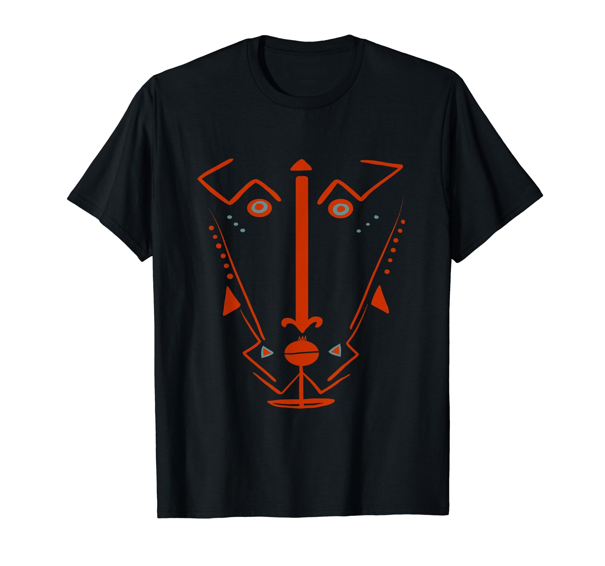 Artwork Face Mask African Tribal Pop T-Shirt - Custom Art Print for Adults - T-Shirt, Sweatshirt, Hoodie