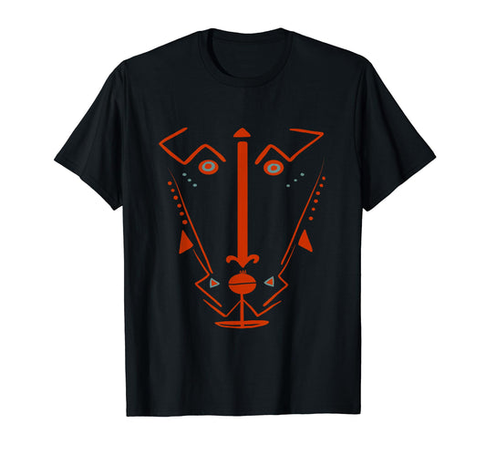 Artwork Face Mask African Tribal Pop T-Shirt - Custom Art Print for Adults - T-Shirt, Sweatshirt, Hoodie