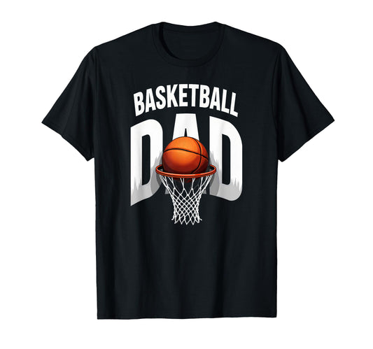 Birthday Basketball Dad T-Shirt - Novelty Apparel Men Women - T-Shirt, Sweatshirt, Hoodie