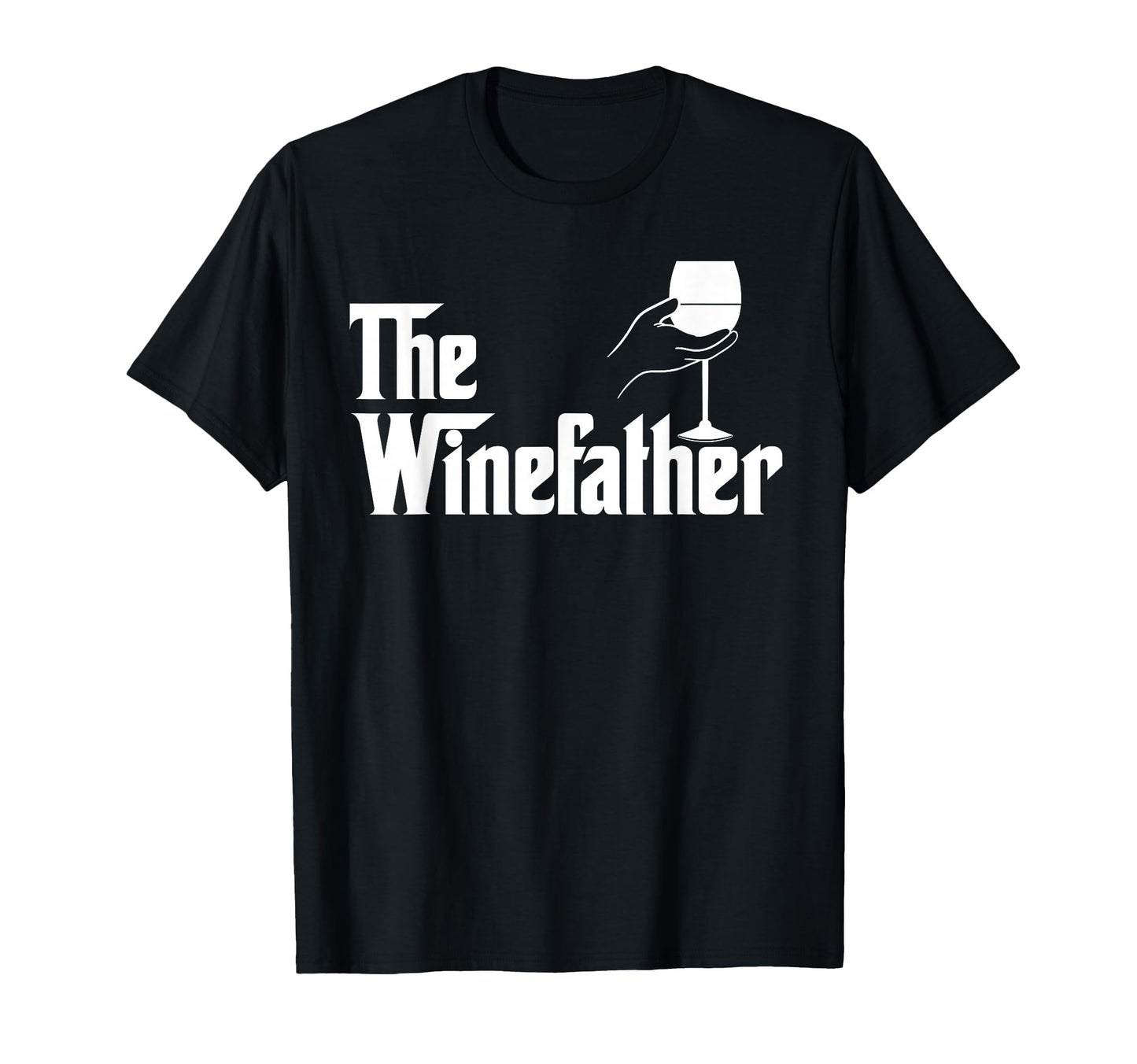 Winefather Wine Dad Dad Red Wine White T-Shirt - Custom Art Print Unisex - T-Shirt, Sweatshirt, Hoodie