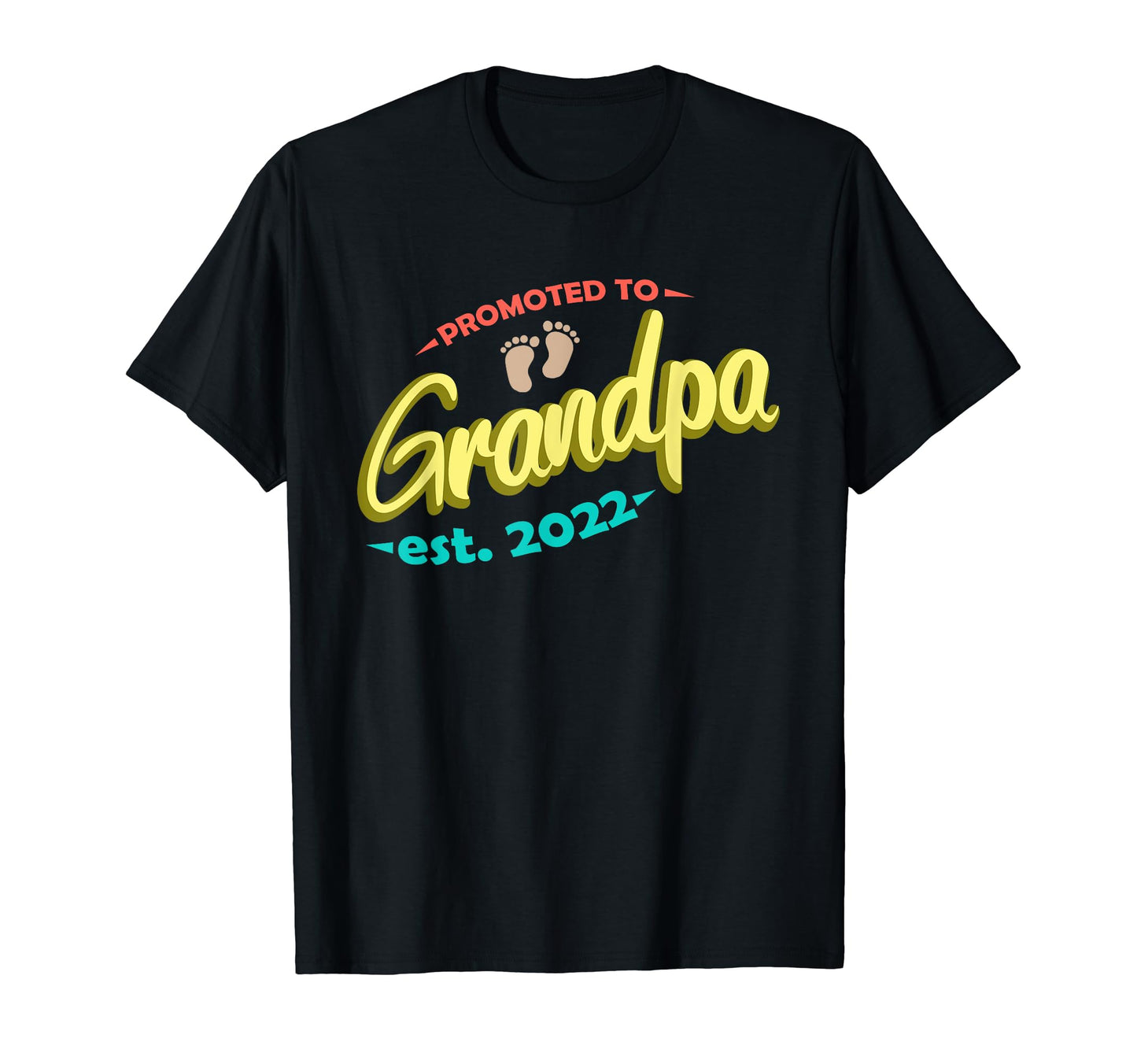 Promoted To Grandpa 2022 Announcement T-Shirt - Unique Graphic for Adults - T-Shirt, Sweatshirt, Hoodie