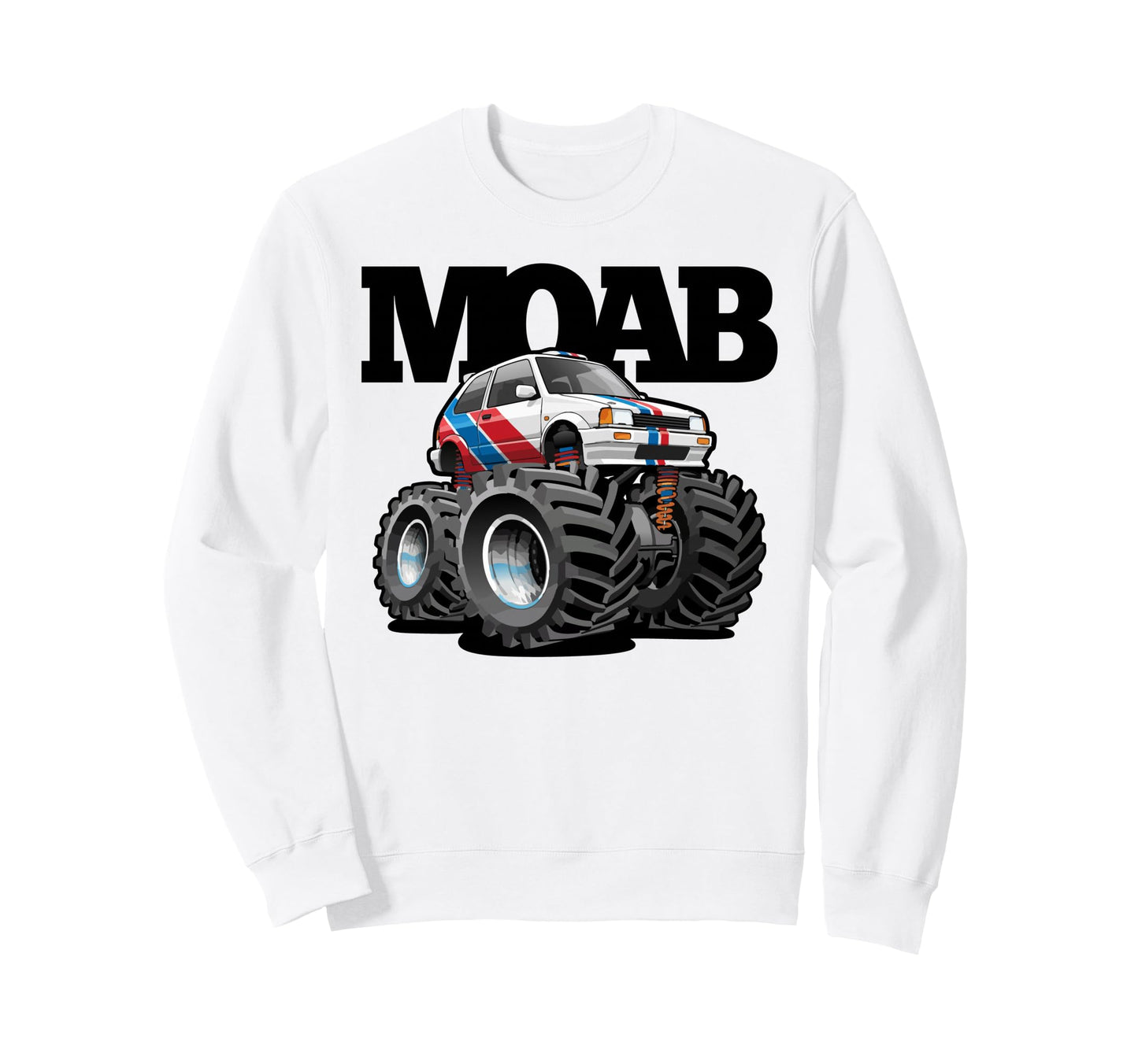 Moab Utah Rally Car Offroad 4X4 Sweatshirt - Unique Graphic Men Women - T-Shirt, Sweatshirt, Hoodie
