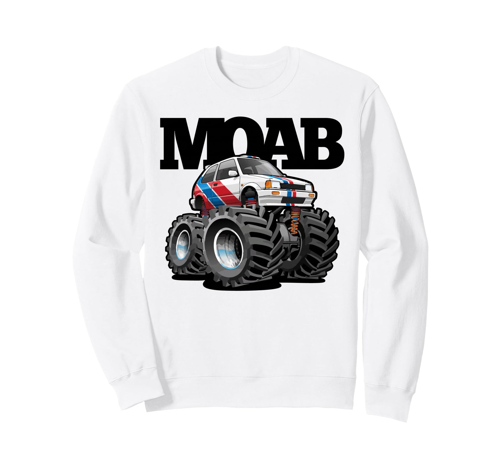 Moab Utah Rally Car Offroad 4X4 Sweatshirt - Unique Graphic Men Women - T-Shirt, Sweatshirt, Hoodie