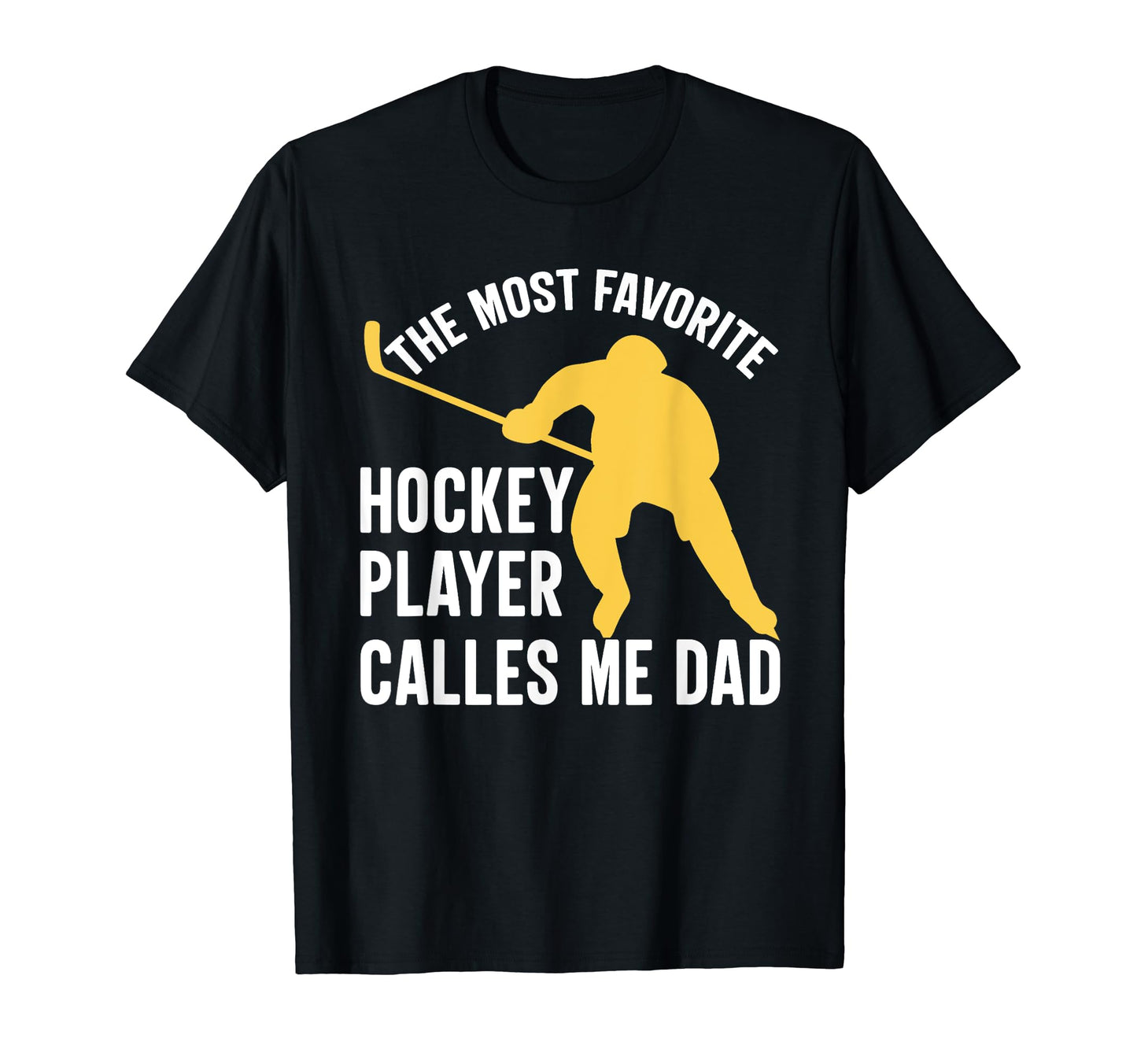 Hockey Dad Sports Lover Gift Daddy Fathers T-Shirt - Graphic Print Unisex - T-Shirt, Sweatshirt, Hoodie