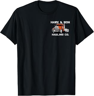 Hawk and Son Hauling Company Big Rig Pride 2 Side T-Shirt Unisex T-shirt, Sweatshirt, Hoodie, Long Sleeve Tee - T-Shirt, Sweatshirt, Hoodie