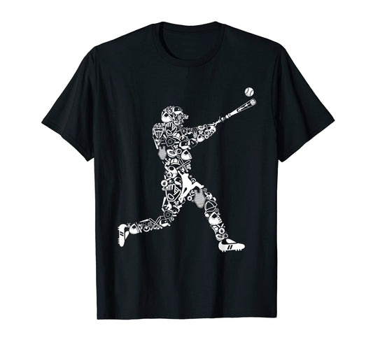 Batter Baseball Funny Dad Papa Son T-Shirt - Custom Art Print for Adults - T-Shirt, Sweatshirt, Hoodie