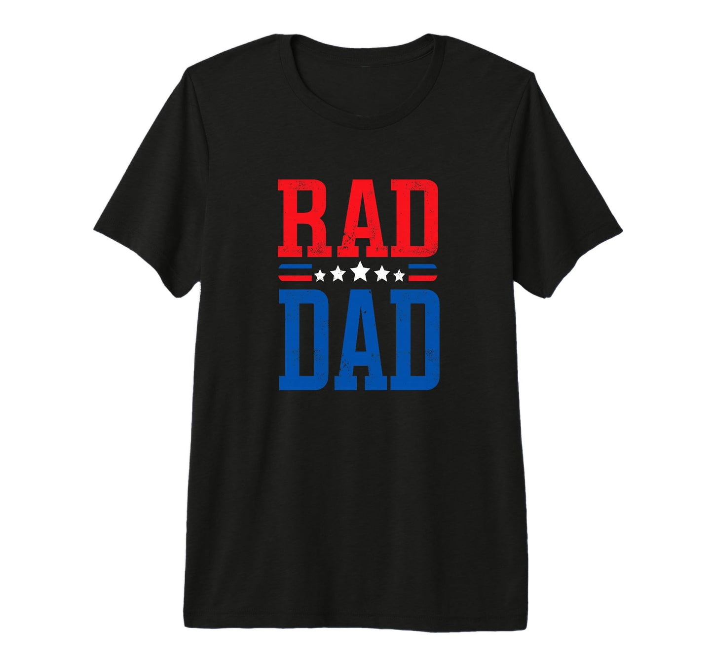 Rad Dad Rad Dad Fathers Day Tri Blend T-Shirt - Aesthetic Graphic Men Women - T-Shirt, Sweatshirt, Hoodie