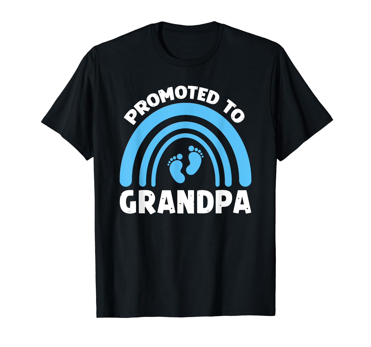 Promoted To Grandpa Pregnancy Blue Gender T-Shirt - Trendy Graphic Unisex - T-Shirt, Sweatshirt, Hoodie