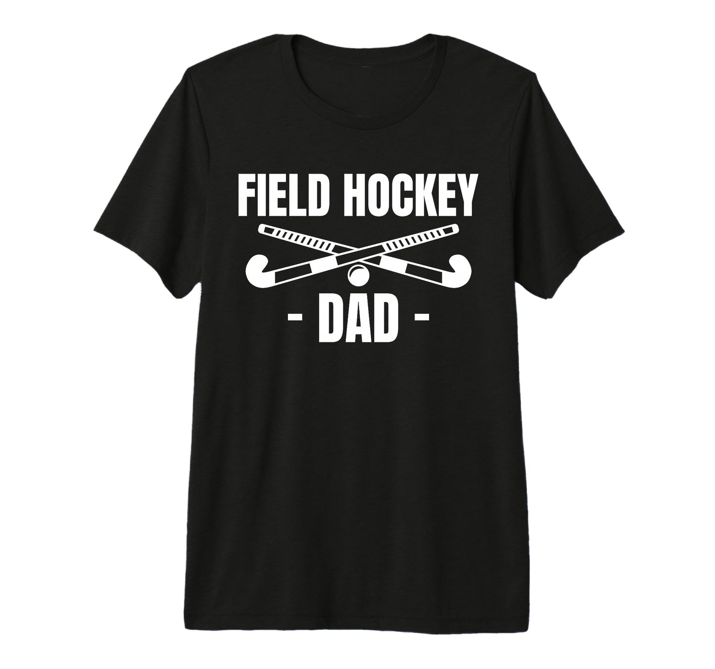 Mens Field Hockey Dad Fathers Day Tri T-Shirt - Streetwear Style Men Women - T-Shirt, Sweatshirt, Hoodie