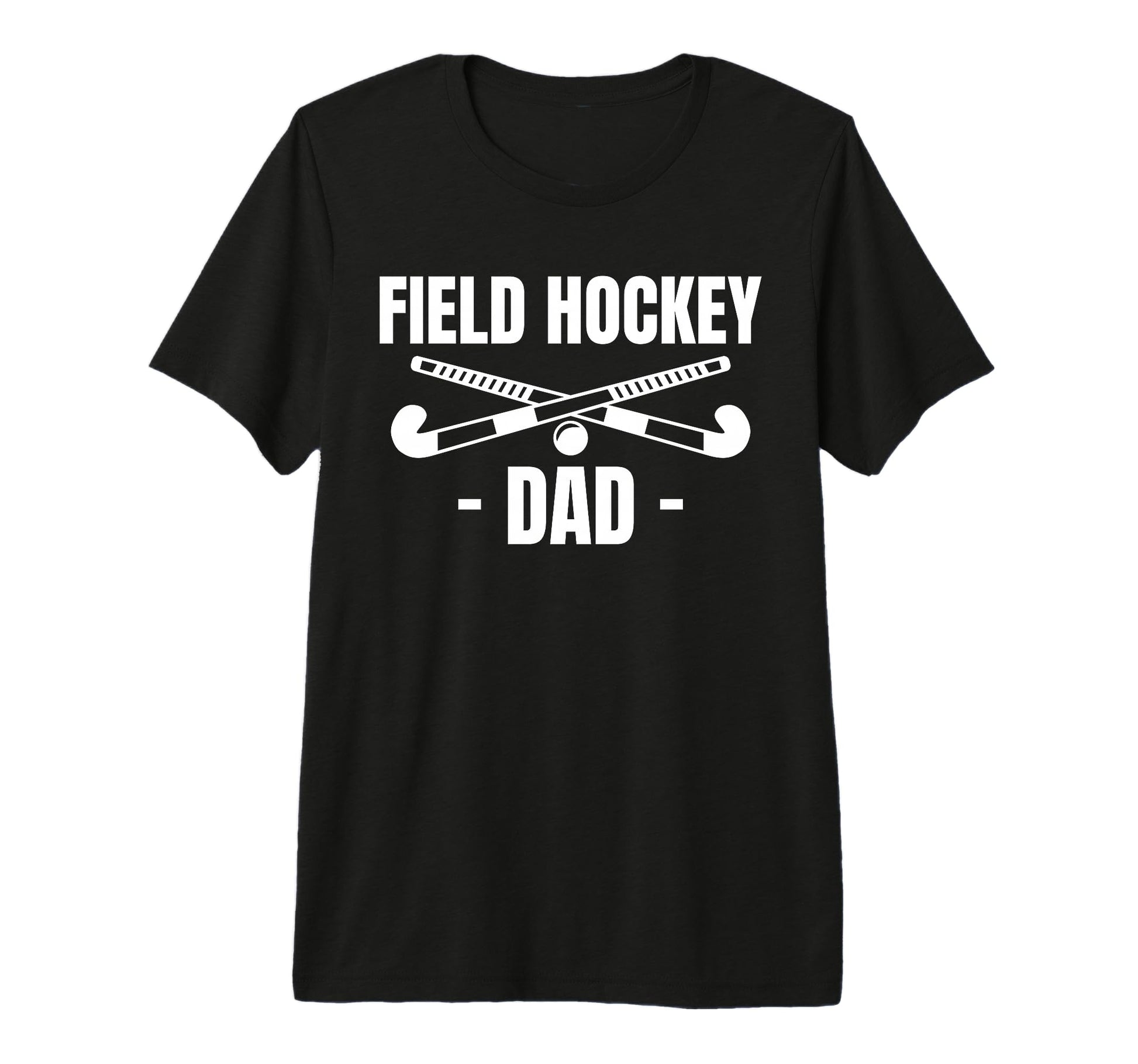 Mens Field Hockey Dad Fathers Day Tri T-Shirt - Streetwear Style Men Women - T-Shirt, Sweatshirt, Hoodie