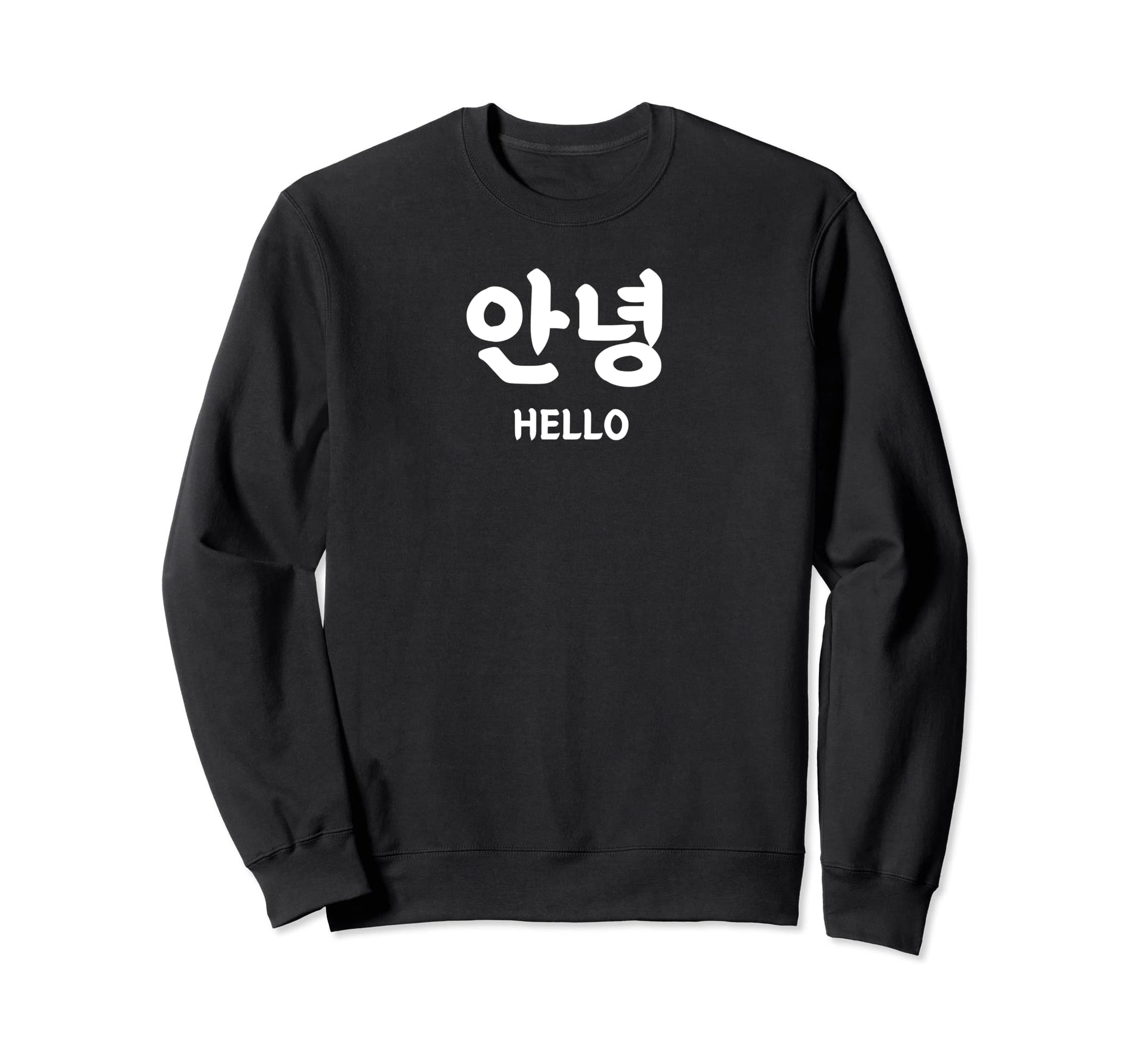 Korea Alphabet Writing Word Korean Sweatshirt - Graphic Print Unisex - T-Shirt, Sweatshirt, Hoodie