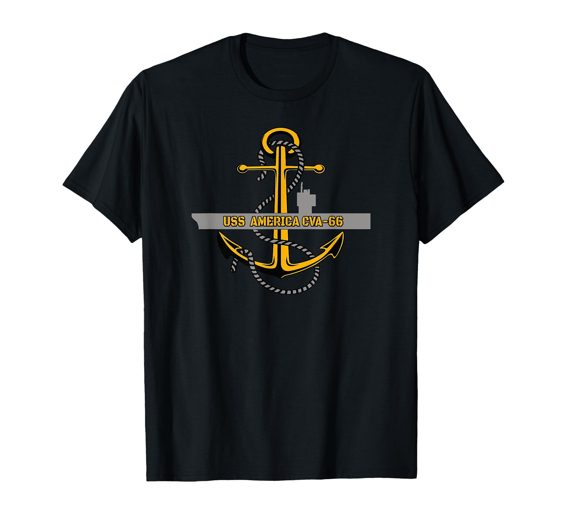 Aircraft Carrier Uss America Cva 66 T-Shirt - Graphic Print Unisex - T-Shirt, Sweatshirt, Hoodie