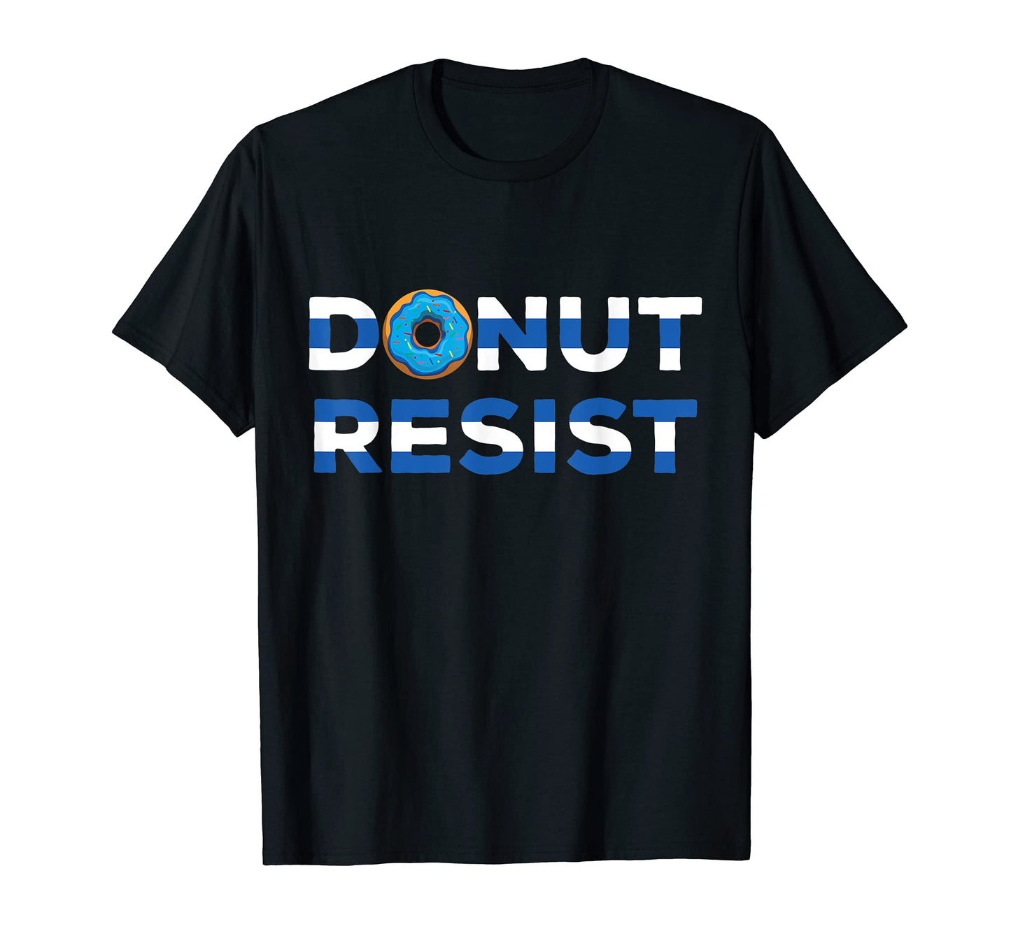 Mens Donut Resist Police Donut Pun T-Shirt - Unique Graphic for Adults - T-Shirt, Sweatshirt, Hoodie