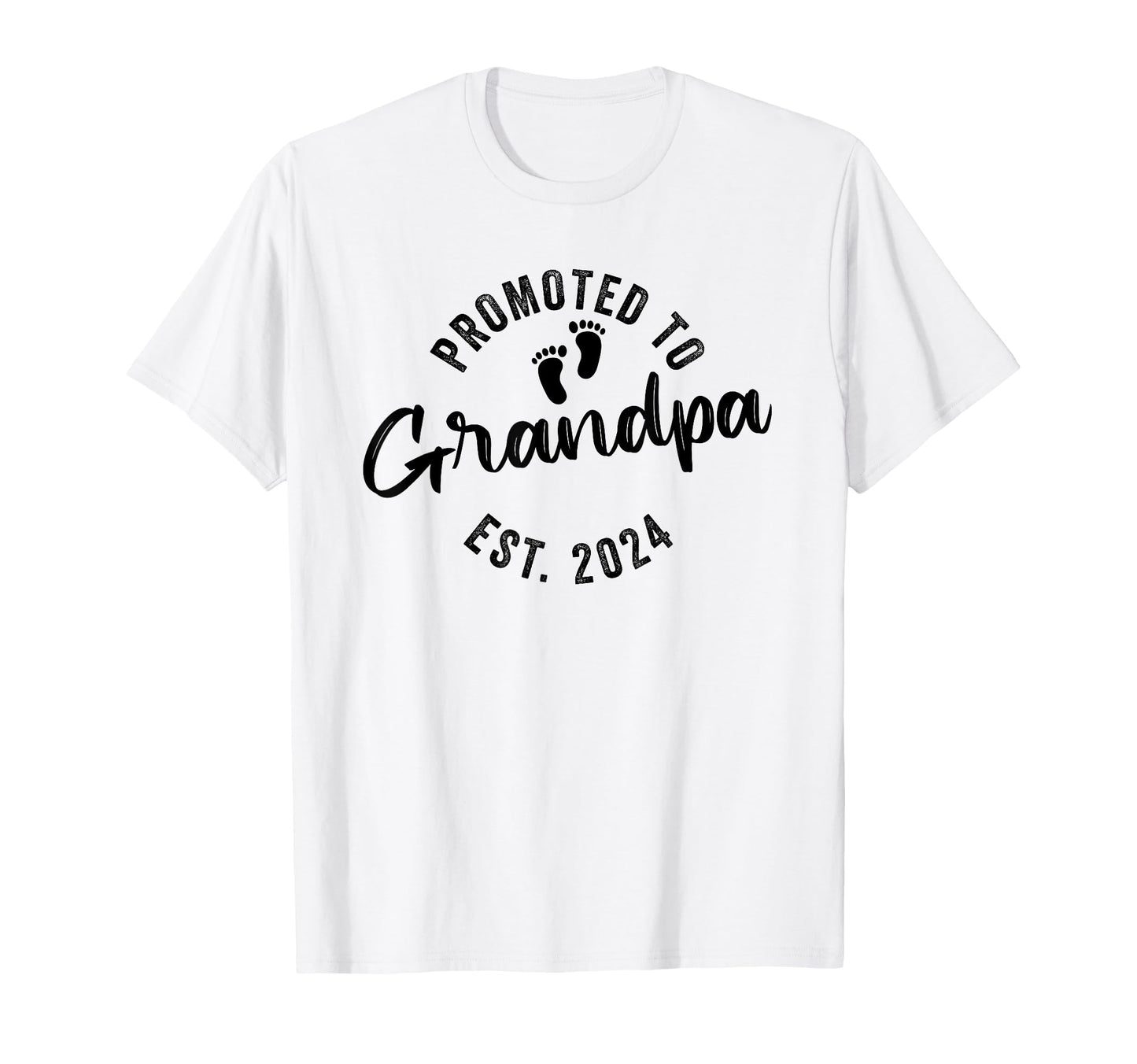Promoted To Grandpa 2024 T-Shirt - Trendy Graphic for Adults - T-Shirt, Sweatshirt, Hoodie