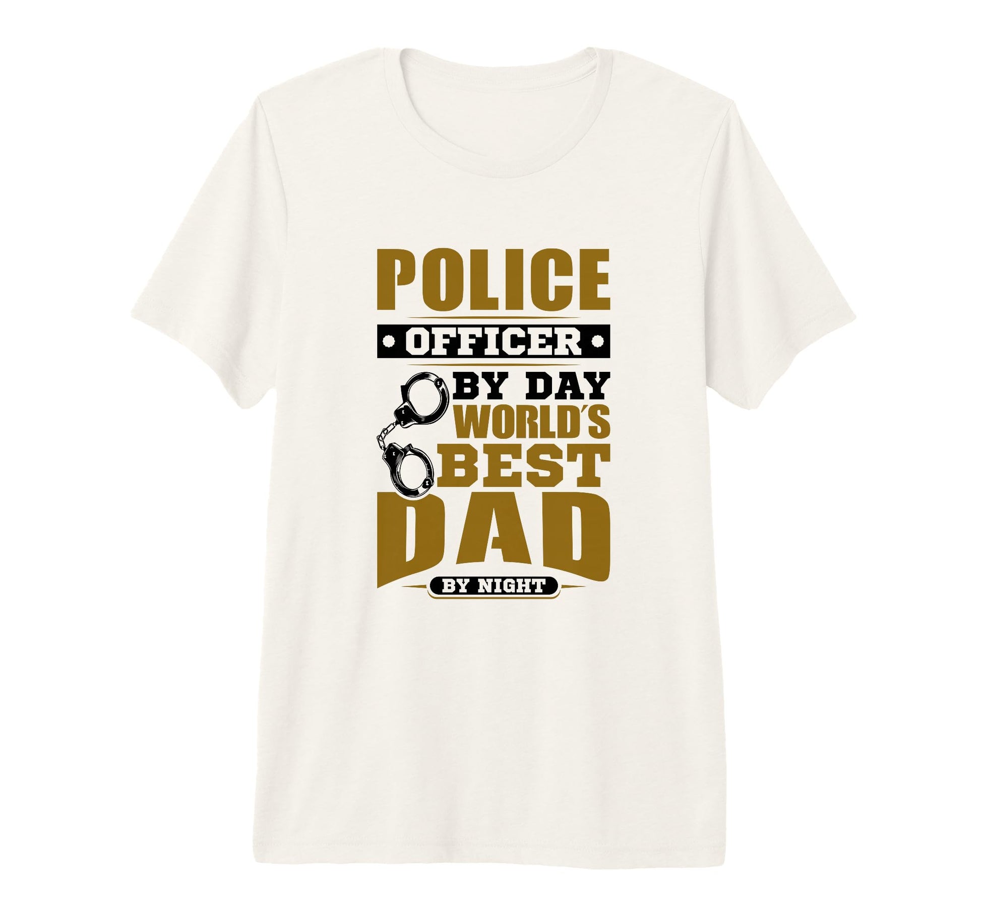 Mens Thin Blue Line Police Officer T-Shirt - Custom Art Print for Adults - T-Shirt, Sweatshirt, Hoodie