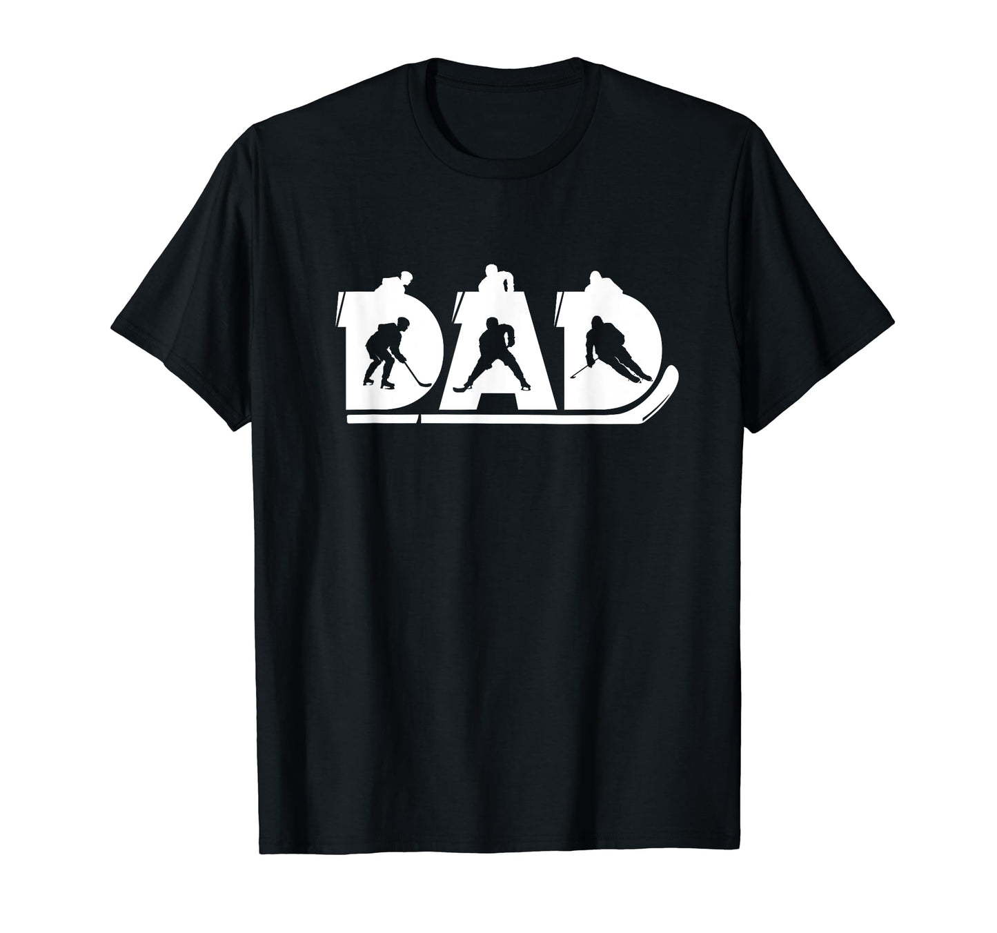 Hockey Dad Script Letter T-Shirt - Graphic Print for Adults - T-Shirt, Sweatshirt, Hoodie
