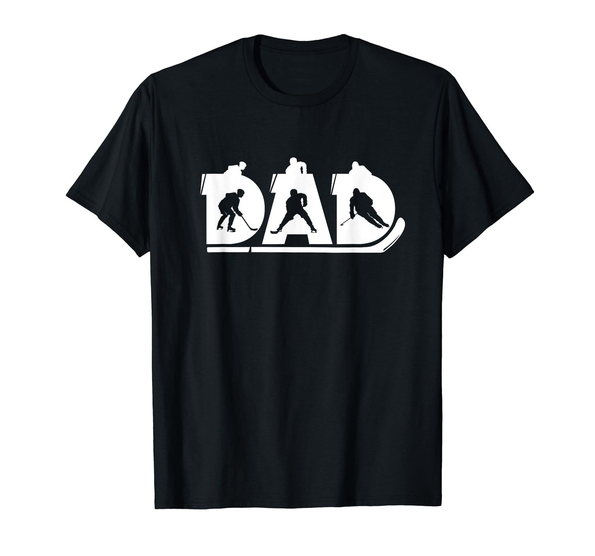 Hockey Dad Script Letter T-Shirt - Graphic Print for Adults - T-Shirt, Sweatshirt, Hoodie