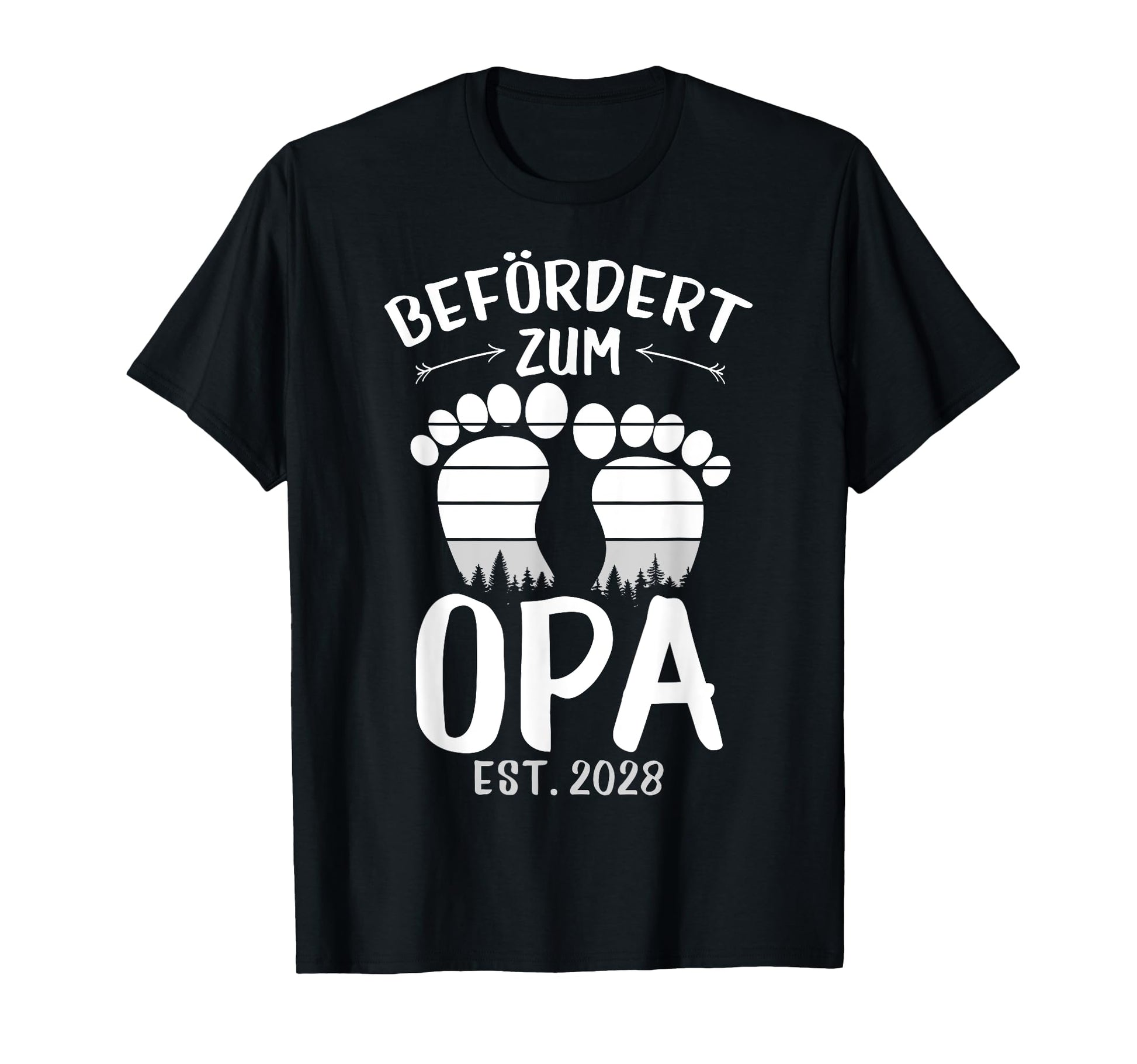 Promoted To Grandpa Est 2028 T-Shirt - Casual Everyday Wear Men Women - T-Shirt, Sweatshirt, Hoodie