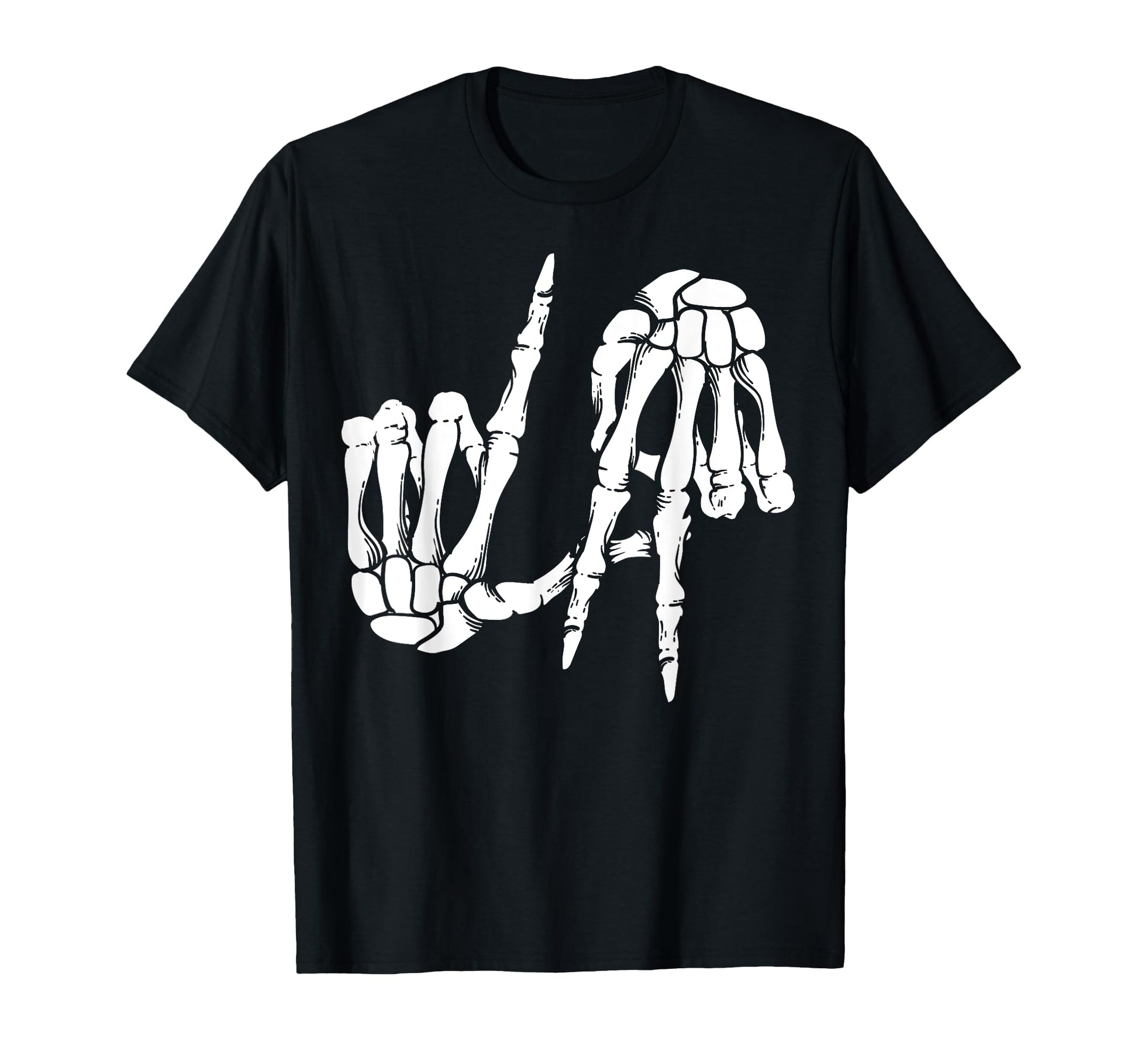 Freaky Los Angeles Hand Sign Skeleton La T-Shirt - Trendy Graphic Unisex - T-Shirt, Sweatshirt, Hoodie