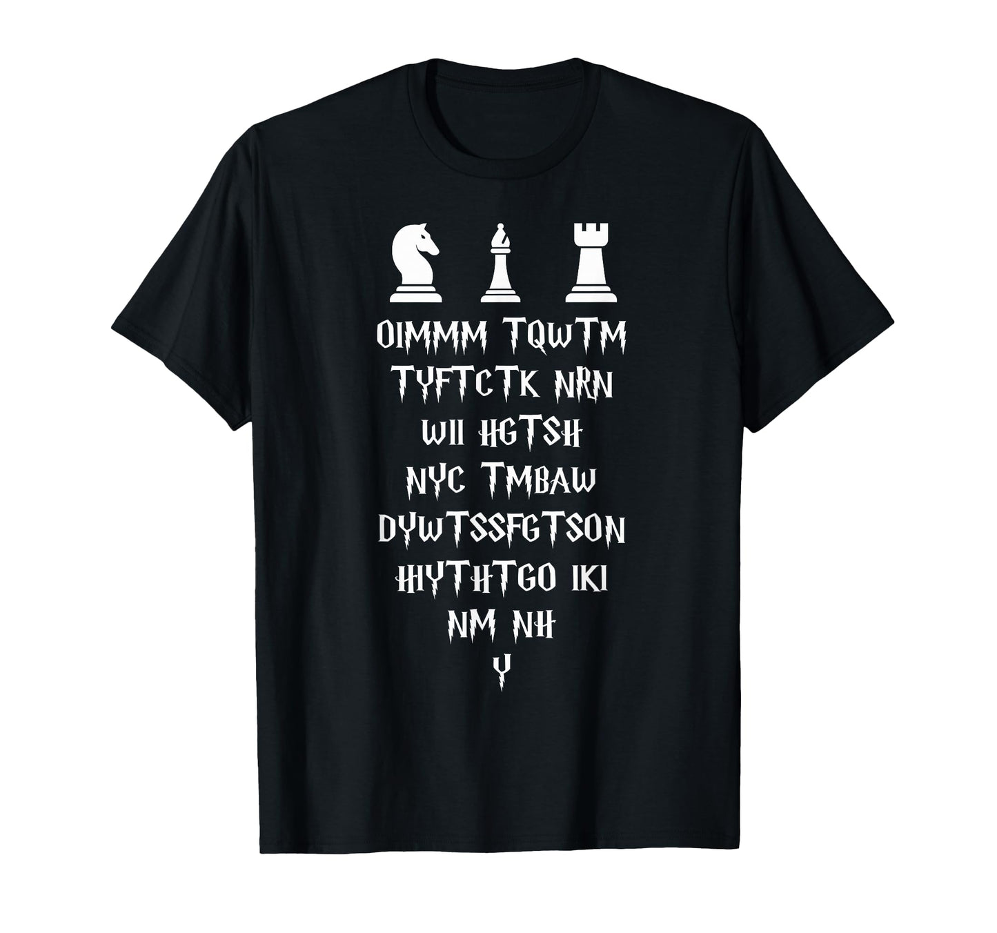Oimmm Tqwtm Tyftctk Nrn Wii Hgtsh T-Shirt - Fun Novelty Design for Adults - T-Shirt, Sweatshirt, Hoodie